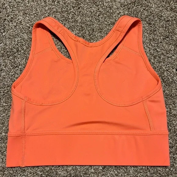 Nike Dri-Fit orange sports bra - Picture 2 of 3